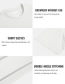 Classic Crewneck Tees White
