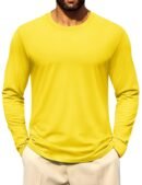 Cotton Long Sleeve Tee Shirts Crew Neck