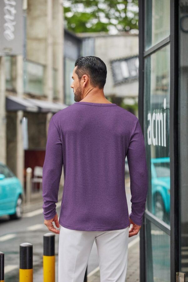 Basic T-Shirts Purple - Image 3