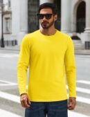 Cotton Long Sleeve Tee Shirts Crew Neck