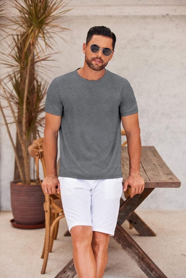 Basic Tee Shirt Grey - Image 3