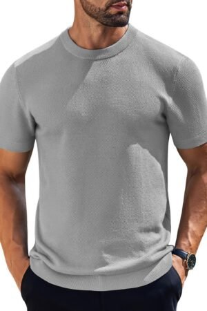 Textured Pullover Tee