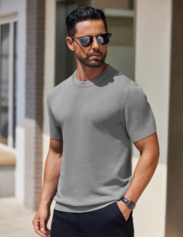 Textured Pullover Tee - Image 7