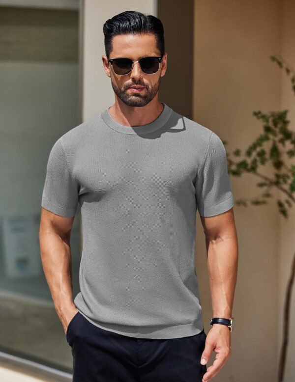Textured Pullover Tee - Image 8