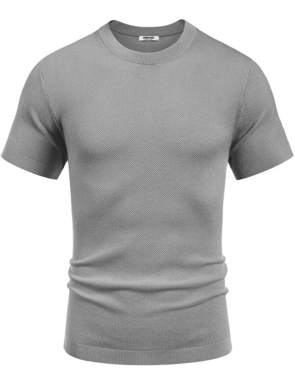 Textured Pullover Tee - Image 2