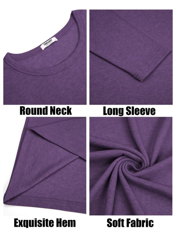 Basic T-Shirts Purple - Image 2